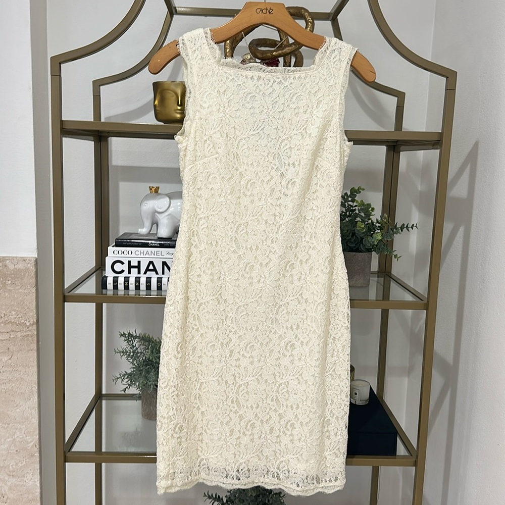 Ivory lace dress